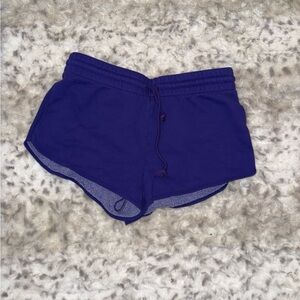 Purple TNA sweat shorts